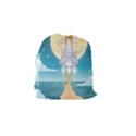 Space Exploration Illustration Drawstring Pouch (Small) View2