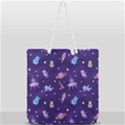 Space Seamless Pattern Full Print Rope Handle Tote (Large) View2