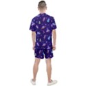 Space Seamless Pattern Men s Mesh Tee and Shorts Set View2