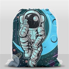 Astronaut Full Color Drawstring Bag (small) by Vaneshart