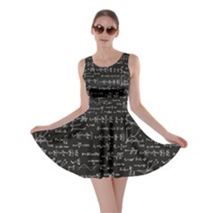 Math Equations Formulas Pattern Skater Dress by Vaneshart
