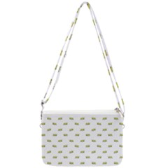Ant Sketchy Comic Style Motif Pattern Double Gusset Crossbody Bag by dflcprintsclothing