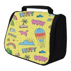 Travel Pattern Full Print Travel Pouch (small) by Vaneshart