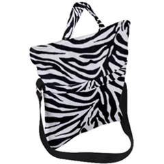 Zebra 1 Fold Over Handle Tote Bag by dressshop
