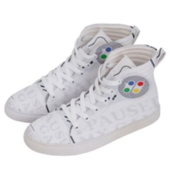 Ipaused2 Men s Hi-top Skate Sneakers by ChezDeesTees