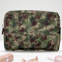 Abstract Vector Military Camouflage Background Make Up Pouch (medium) by Vaneshart