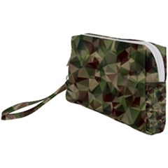 Abstract Vector Military Camouflage Background Wristlet Pouch Bag (small) by Vaneshart
