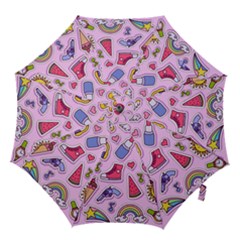 Fashion Patch Set Hook Handle Umbrellas (large) by Vaneshart