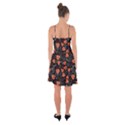 Seamless-vector-pattern-with-watermelons-hearts-mint Ruffle Detail Chiffon Dress View2