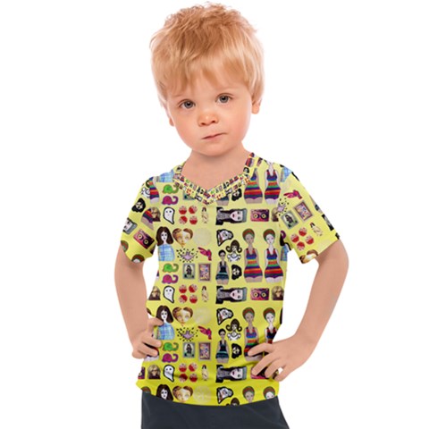 Kawaiicollagepattern3 Kids  Sports Tee by snowwhitegirl