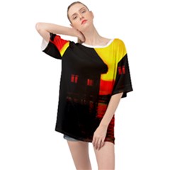 Ocean Dreaming Oversized Chiffon Top by essentialimage