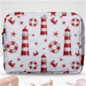 Nautical seamless pattern Make Up Pouch (Large) View1