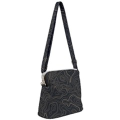 Damask Seamless Pattern Zipper Messenger Bag by BangZart