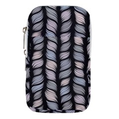 Seamless Pattern With Interweaving Braids Waist Pouch (large) by BangZart