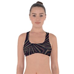 Vintage Etchnic Print Got No Strings Sports Bra by dflcprintsclothing