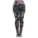 Cartoon colored stone seamless background texture pattern   Lightweight Velour Leggings View2