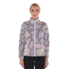 Cartoon Colored Stone Seamless Background Texture Pattern Winter Jacket by BangZart