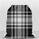 Pixel background design modern seamless pattern plaid square texture fabric tartan scottish textile Drawstring Bag (Small) View2