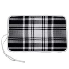 Pixel Background Design Modern Seamless Pattern Plaid Square Texture Fabric Tartan Scottish Textile Pen Storage Case (m) by BangZart