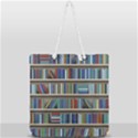 Bookshelf Full Print Rope Handle Tote (Large) View2