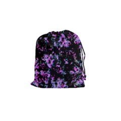 Abstract Intricate Texture Print Drawstring Pouch (small) by dflcprintsclothing