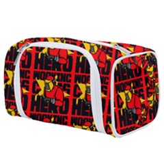 Working Class Hero - Welders And Other Handymen Are True Heroes - Work Toiletries Pouch by DinzDas