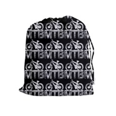 Mountain Bike - Mtb - Hardtail And Dirt Jump 2 Drawstring Pouch (xl) by DinzDas