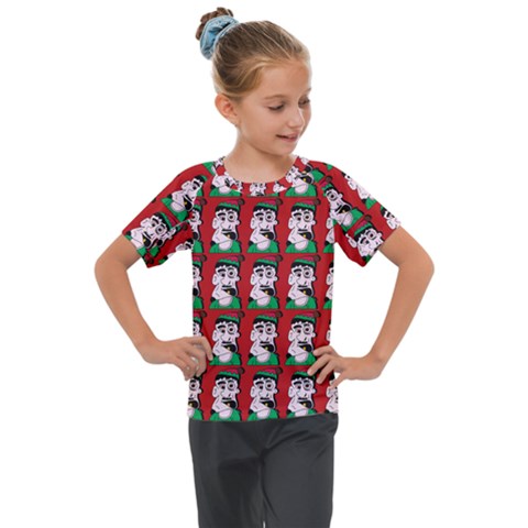 Village Dude - Hillbilly And Redneck - Trailer Park Boys Kids  Mesh Piece Tee by DinzDas