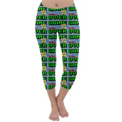 Game Over Karate And Gaming - Pixel Martial Arts Capri Winter Leggings  by DinzDas