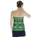 Game Over Karate And Gaming - Pixel Martial Arts Strapless Top View2