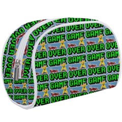 Game Over Karate And Gaming - Pixel Martial Arts Makeup Case (large) by DinzDas