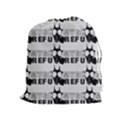 Gloomy Future  - Gas Mask And Pandemic Threat - Corona Times Drawstring Pouch (XL) View1