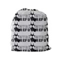 Gloomy Future  - Gas Mask And Pandemic Threat - Corona Times Drawstring Pouch (XL) View2