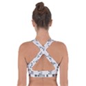 White And Nerdy - Computer Nerds And Geeks Cross Back Sports Bra View2