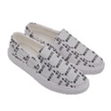 White And Nerdy - Computer Nerds And Geeks Women s Canvas Slip Ons View3
