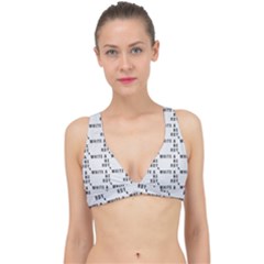 White And Nerdy - Computer Nerds And Geeks Classic Banded Bikini Top by DinzDas