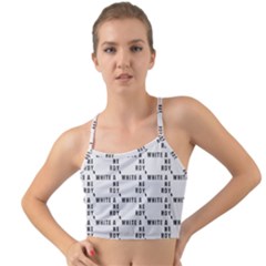 White And Nerdy - Computer Nerds And Geeks Mini Tank Bikini Top by DinzDas