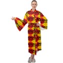 Japan Nippon Style - Japan Sun Maxi Velour Kimono View1