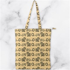 Inka Cultur Animal - Animals And Occult Religion Double Zip Up Tote Bag by DinzDas