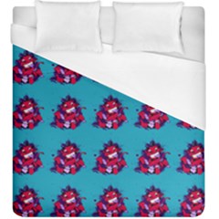 Little Devil Baby - Cute And Evil Baby Demon Duvet Cover (king Size) by DinzDas