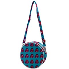 Little Devil Baby - Cute And Evil Baby Demon Crossbody Circle Bag by DinzDas