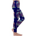 Jaw Dropping Horror Hippie Skull Kids  Lightweight Velour Leggings View3