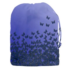 Gradient Butterflies Pattern, Flying Insects Theme Drawstring Pouch (3xl) by Casemiro