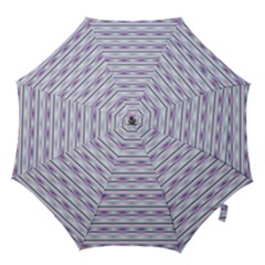 Pastel Lines, Bars Pattern, Pink, Light Blue, Purple Colors Hook Handle Umbrellas (small) by Casemiro