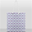 Pastel lines, bars pattern, pink, light blue, purple colors Full Print Rope Handle Tote (Large) View2