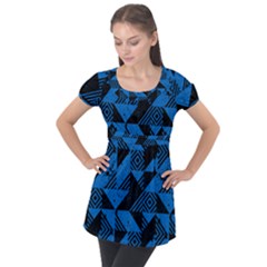 Vision Puff Sleeve Tunic Top by Sobalvarro