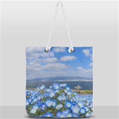 Floral Nature Full Print Rope Handle Tote (large) by Sparkle
