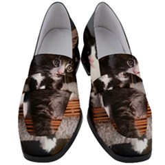 Cats Brothers Women s Chunky Heel Loafers by Sparkle