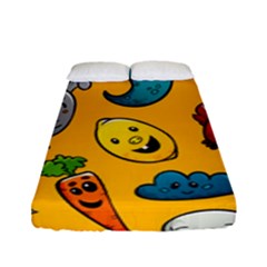 Graffiti Characters Seamless Ornament Fitted Sheet (full/ Double Size) by Amaryn4rt