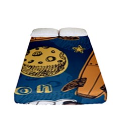 Missile Pattern Fitted Sheet (full/ Double Size) by Amaryn4rt